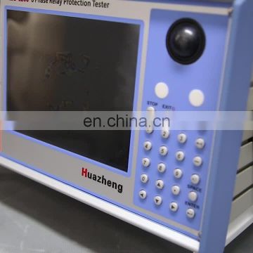 CE Certificate 6 phase relay protection testing instrument microcomputer protection relay  tester