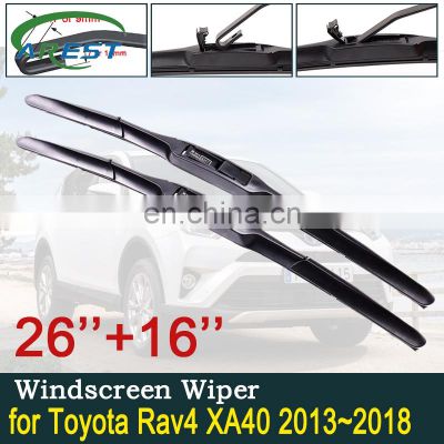 for Toyota Rav4 XA40 2013~2018 RAV 4 40 Car Wiper Blade Front Windscreen Windshield Wipers Car Accessories 2014 2015 2016 2017