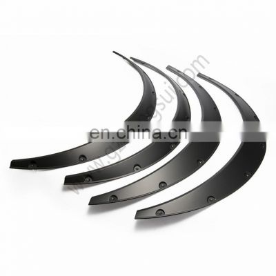 ABS Plastic Black Wheel Arch Fender Flare  For Universal Pickup Cars