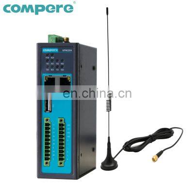 KPM204 4 ports gateway with 4G wireless function connect to water meter, energy meter and gas meter