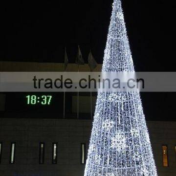 New design led light outdoor christmas tree 10m