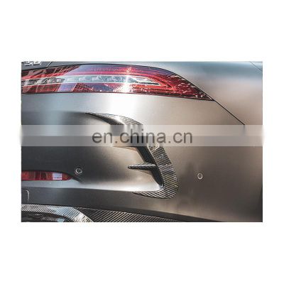 Customizable Corrosion Resistant Carbon Fiber Canard Diffuser Bumper Side Wind Lip For Mercedes BENZ AMG GT50