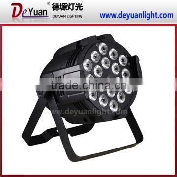 China cheap led par cans RGBWA multi color 18pcs led par light