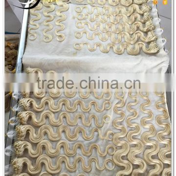 Wholesale High Quality 613# Body Wave Curly Nano Ring Hair Extensions 100 Virgin Human Hair Micro Weft