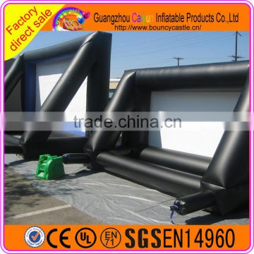 Popular inflatable movie screen,giant movie screen for events