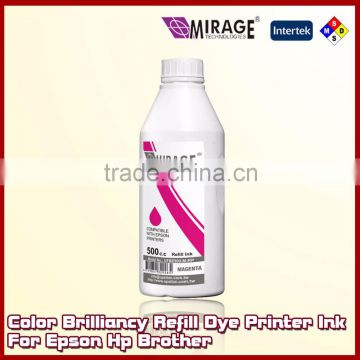 Color Brilliancy Refill Dye Printer Ink For Epson Hp Brother