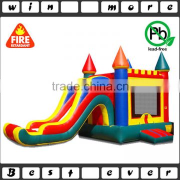 hot sale commercial used inflatable combo jumper playground with prices, inflatable jumpers with slide for sale