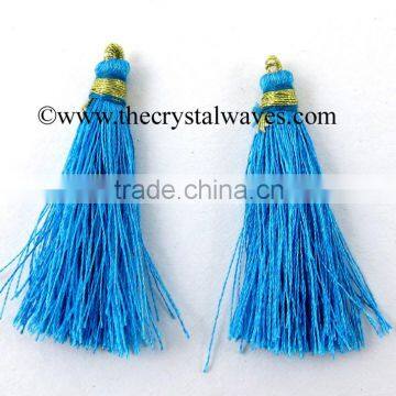 Turquoise Color Tassels