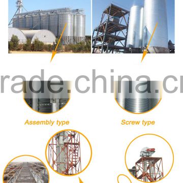 Short construction period flat bottom silo with CE certification