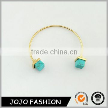 2016 Newest Design Manufacture Natural Stone White Turquoise Bracelet