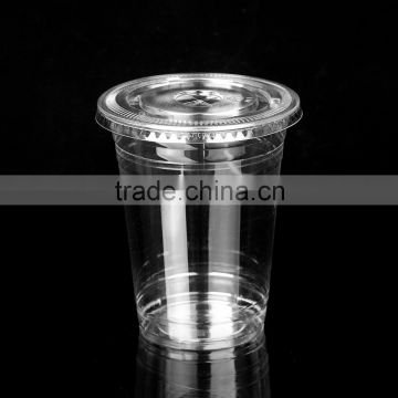 Disposable 16oz 480ml 500ml PET beverage cup/sauce cup/pot/glass cup/plastic cup