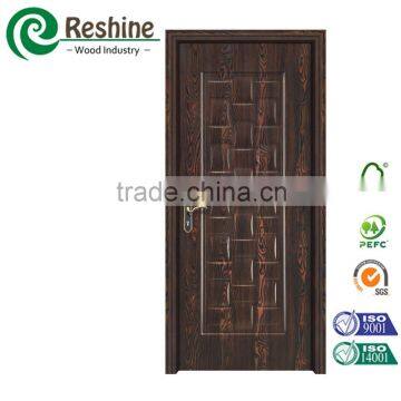 Latest design 4mm high glossy melamine hdf door skin