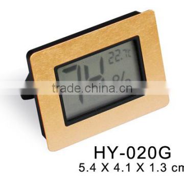 NEW Digital Hygrometer with Metal Frame with LCD screen,cigar accessories