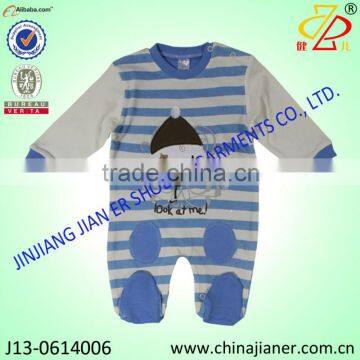cotton fabric stripe baby romper clothes for your lovely baby