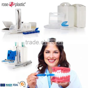 Orthodontic Dental Retainer Case, False Teeth Retainer Box, Plastic Denture Box