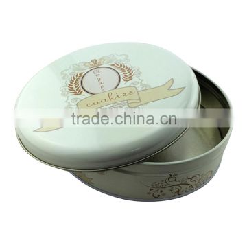 Round lip balm tin container