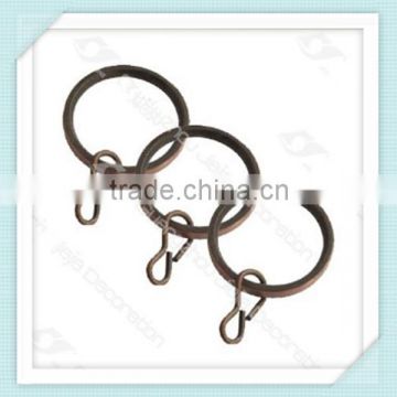 35mm 40mm 50mm Metal Curtain Ring With Eyelet Clips