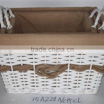 high quality customized wooden laundry basket