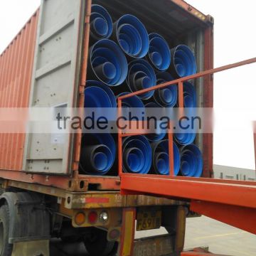 Sn8 DN200 DN800 hdpe drainage pipe corrugated tubing