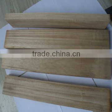 FSC paulownia strip rough wood strips without knots&planed