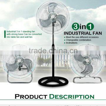 2016 new design 3 in 1 industrial fan made in china