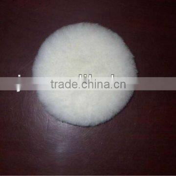 wool pad/lambskin wool bonnet/car polishing pad/wool buffing pad