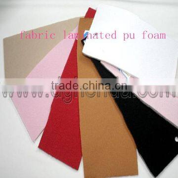 colorful mesh fabric laminated pu foam for footwear
