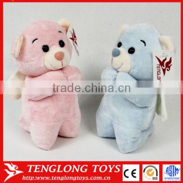 couple wedding bear pink and blue stuffed soft teddy bear toy