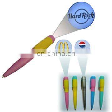 plasticLED projector logo pen light up pen