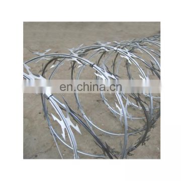 Galvanized welded razor wire mesh/Blade concertina razor barbed wire export to American,African,Australia