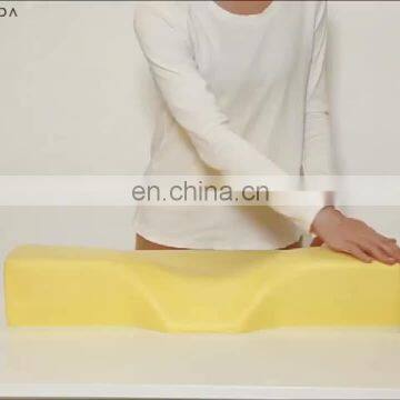 Hot Sale High Quality Orthopedic Ergonomic Cervical  Contour Memory Foam Latex Pillow For Neck Support