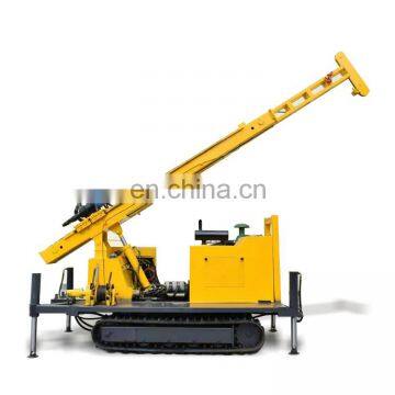 crawler type hydraulic dth drilling rig / hydraulic crawler drilling machine / hydraulic earth drilling machine