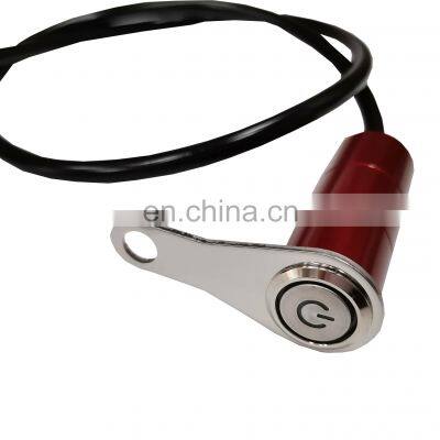 Hot motorcycle bike assembly accessories waterproof self return push button on off switch