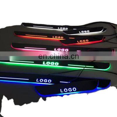 Led Door Sill Plate Strip for ford everest dynamic sequential style step light door decoration step