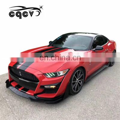 Beautiful  tuning accessories body kit suitable for Ford Mustang 2015-2019 in GT500 style front bumper carbon fiber front lip