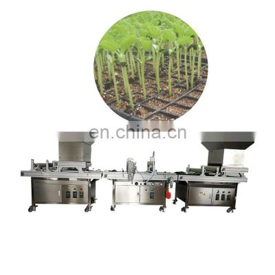 72/98/128/288 cells Plastic Seeding Tray sowing machine/ Pressing Cell Holes, Seedling, Cover Soil MACHINE