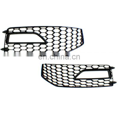 for 13-16 Audi A4 B8.5 RS4 Style Fog Vent Grilles For S-Line Front Bumpers B85 8K0807681L 8K0807682M