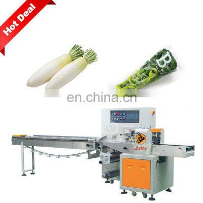 Hot Sales Full Servo Radish Carrot Pillow Packaging Machine