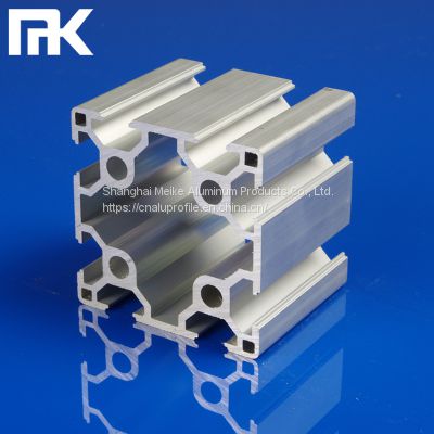 MK-8-6060 6060 Industrial Aluminum Profile Silver Anodized Garden Fence Customized Aluminium Extrusion Factory Sale