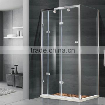 2015 new style enclosed shower room square shape with frame glass shower door