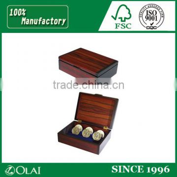 2015 fashion high quality wooden coin box