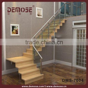 prefabricated fiberglass staircase glass stair case by demose