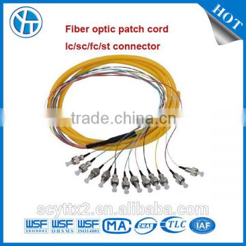 Single Mode Fiber Optic Pigtail sc lc fc st pc apc