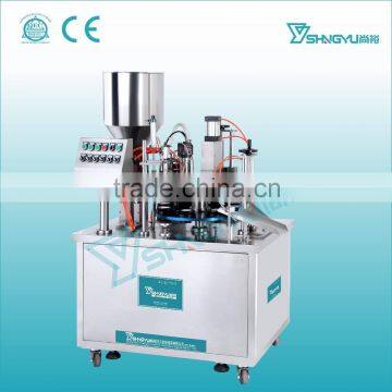 Cost-effective semi automatic aluminum laminated plastic tube filling sealing machine from Guangzhou