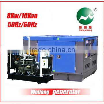 8kw Diesel Silent Generator Powered by Weifang 2100D