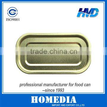 304# tin lid for square food can