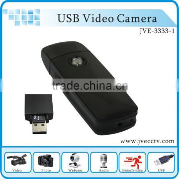 New hidden USB camera secret voice recorder black mini camcorder with webcam function JVE - 3333 - 1