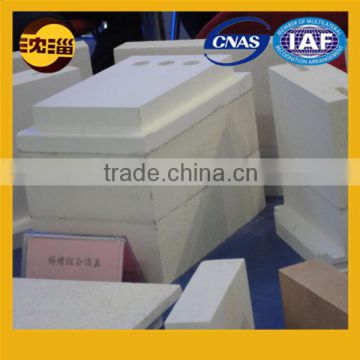 combined tin bath roof tile cover brick of tin bath glass kilns used refractory brick