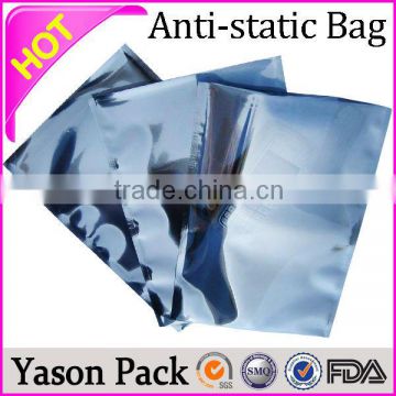 YASON see through zipper bag clear front ziplock anti-static bag doypack pouch with zipper