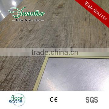Glossy Imitation Wood WPC Residential PVC Floor 7MM